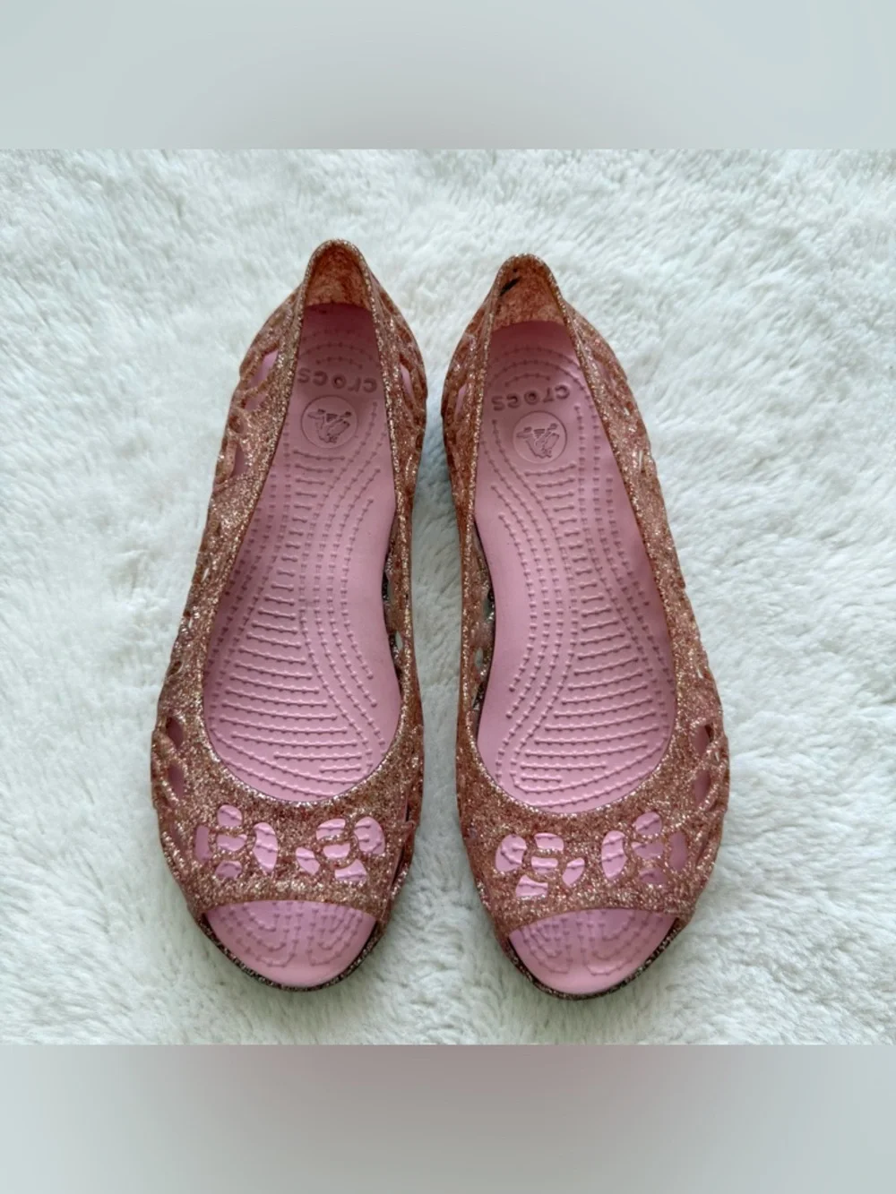 Crocs girls shoes size 1 Y US